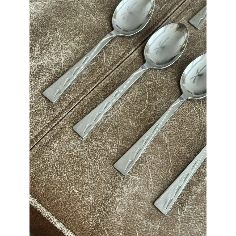 NSCO (National Stainless) Japan Sea Cliff‎ Pattern MCM 8 Tablespoons 7